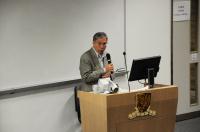 Prof. Chan Wai-Yee giving a speech during the event